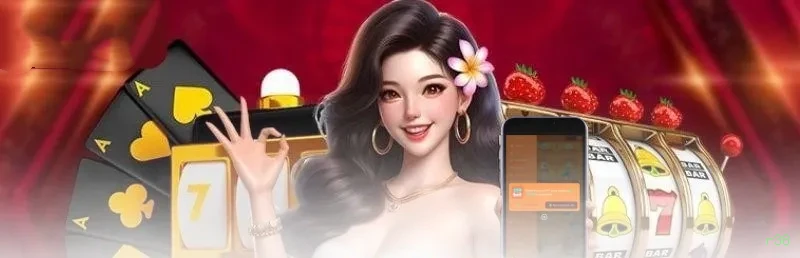 Imagem promocional do cassino online da r38 mostrando jogos ao vivo